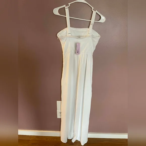 Target White Jumpsuit with Removable Straps Size S NWT - Picture 2 of 2